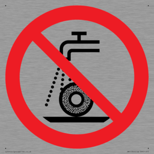 Prohibition: Do not use for wet grinding